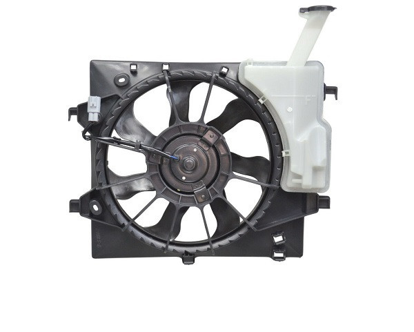 GMV radiator electroventilator Kia Picanto (TA), 2011-2017, motor 1, 0; 1.2, benzina, cu AC, 130 W; 335 mm; 2 pini,
