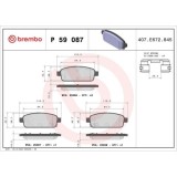 Placute frana Opel Astra H Classic Liftback (A04) 01.09-, Astra J Gtc 10.11-04.18, Astra J Sports Tourer (P10) 10.10-10.15, Zafira Tourer C (P12) 10., BREMBO