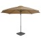 vidaXL Umbrelă de soare de grădină, bază portabilă, taupe 276334