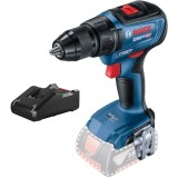 Bosch GSR 18V-50 + GAL 18V-40 - Masina de gaurit si insurubat fara acumulatori Li-Ion 18 V - Ah 50 Nm + Incarcator acumulatori