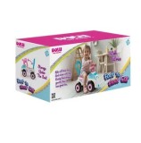 Cumpara ieftin Masina fara pedale Foot to Floor, alb si roz