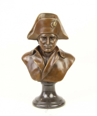 Napoleon- statueta din bronz pe un soclu din marmura TM-109 foto