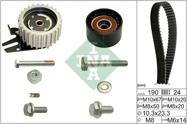 INA 530 0624 10 Set curea de distributie