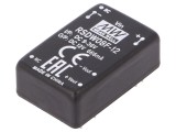 Convertor DC/DC 8W 12V MEAN WELL - Protecție OPP, OVP, SCP