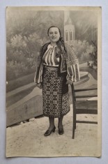 costum popular - Bucovina, Fotografie - Carte Postala veche, anii 1930 foto