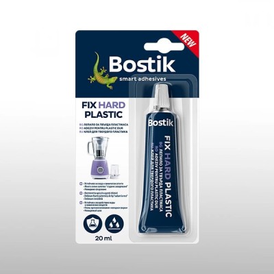 Adeziv pentru plastic rigid, Bostik Fix Hard Plastic, 20 ml foto