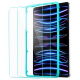 Folie pentru ipad air 4 / 5 / 11 (2020/2022/2024) / ipad pro 11 (2018 / 2020 / 2021 / 2022) (set 2) - esr tempered glass 9h - clear