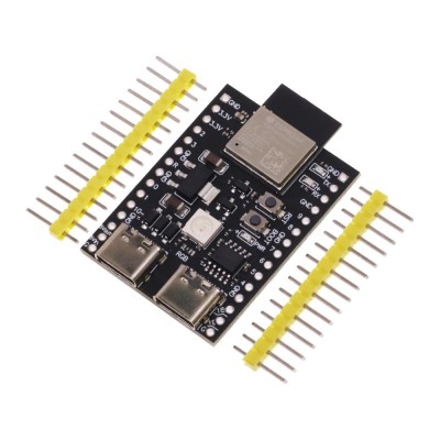 Placa de dezvoltare ESP32-C3 cu dual Type-C, WiFi, Bluetooth BLE5.0, DevKitM-1 foto