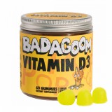 Cumpara ieftin Vitamin D3, 60 jeleuri gumate, Badagoom