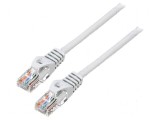 Patch cord U/UTP 5e 10m 26AWG CCA PVC gri, Lanberg