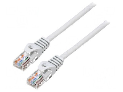 Patch cord U/UTP 5e 10m 26AWG CCA PVC gri foto