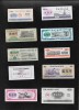 China Set 10 bonuri cupoane alimentare diferite valori #5, Asia