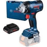 Bosch GDS 18V-400 + ProCORE - Masina de insurubat cu impact patrat 1/2 inch 400 Nm M10-M20 valiza plastic + Acumulator Li-Ion 18 V 4 Ah