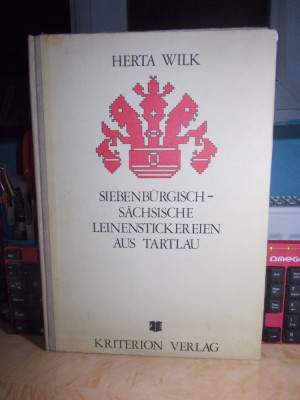 HERTA WILK - CUSATURI SASESTI DIN COMUNA PREJMER (TARTLAU) , 1975 foto