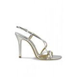 Sandale Mihai Albu din piele cu barete Silver Oblique