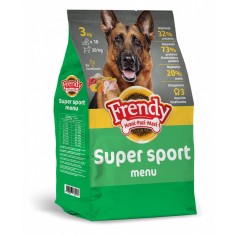 FRENDY SUPER SPORT 10Kg-Hrana uscata pentru caini sportivi si foarte activi. Amestec complet pentru toate taliile si toate rasele, -10 kg