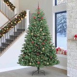 vidaXL Brad de Crăciun artificial cu ramuri articulare Verde 300 cm 3395531