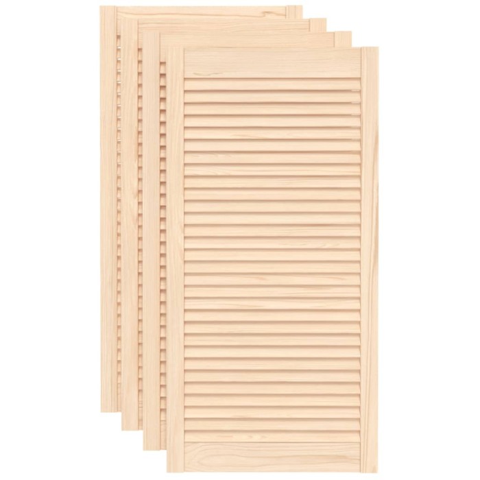 Usi de dulap design lambriu 4 buc. 99,3x49,4 cm lemn masiv pin
