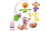 Cumpara ieftin Carusel interactiv bebelusi cu animalute MalPlay