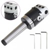VidaXL Cap de alezare 50 mm coadă de alezare MT3 pentru frezare strung 146681
