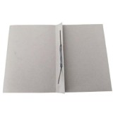 Dosar cu sina tare Vega Silence Doc, carton duplex, 230g/mp, alb, colturi rotunjite