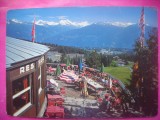 HOPCT 20216 CRANS S/ SIERRE -HOTEL RESTAURANT PLAN MOYEN -STAMPILA / TIMBRU -ELVETIA -CIRCULATA