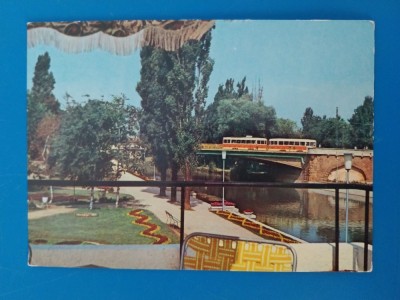 CPIB 23247 CARTE POSTALA - TIMISOARA. PARCUL ALPINET, SCRISA SI NECIRCULATA, 1969, TRAMVAI foto