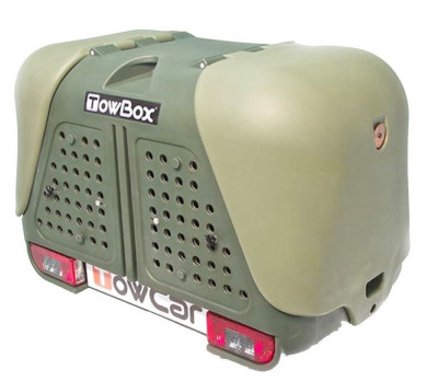 Cutie portbagaj transport animale de companie/vanatoare Towbox V2 DOG Verde foto