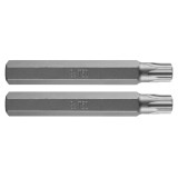 Set 2 biti Torx T50, 75 mm, otel S2, pentru insurubare precisa