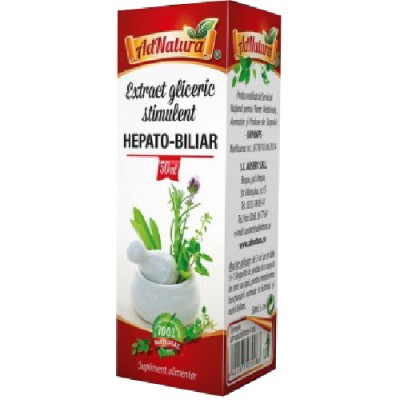 Extract Gliceric Stimulent Hepato Biliar Adserv 50ml foto