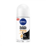 Deodorant roll-on pentru femei Black &amp; White Ultimate Impact, 50ml, Nivea