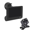 Camera Video Auto Tripla FULL-HD, 3 camere- fata/spate/interior, Display 4 inch