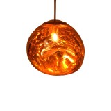 Cumpara ieftin Lampa Gloine, Pako World, E27, Cupru, 28x28x60 cm