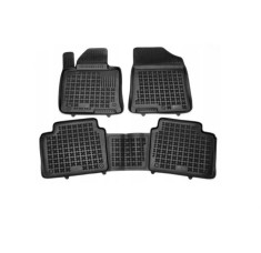 Set covorase auto din cauciuc KIA OPTIMA (JF), 10.2015-, presuri tip tavita, negru