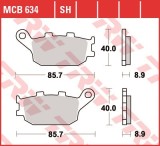 Set placute frana TRW MCB634SH - Honda Jazz - CBF - CBR - Transalp - Suzuki V Strom - Bandit - Yamaha YZF-R1 600-1000cc