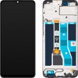 Display cu Touchscreen Realme C53, cu Rama, Negru (Mighty Black), Service Pack 621029000039