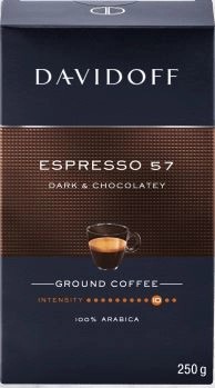 Davidoff Espresso 57 Dark Chocolatey cafea macinata 250g