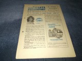 REVISTA PROGRAMUL LOTO PRONOSPORT 5 NOIEMBRIE 1985