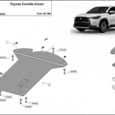 Scut metalic antifurt catalizator Toyota Corolla Cross 2022-prezent