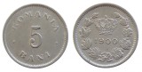 5 Bani 1900 Romania, Stare XF, Moneda Veche Romaneasca