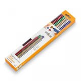 Set 10 batoane silicon colorate cu sclipici diametru 11mm lungime 20 cm Steinel STE064891