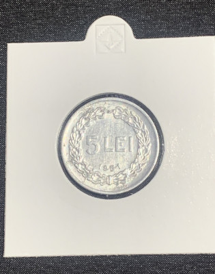 Moneda 5 lei 1951 RPR foto