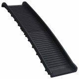 Cumpara ieftin Rampa pentru caini pliabila, negru, 155,5 x 40 x 15,5 cm