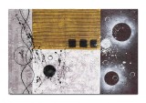 Cumpara ieftin Tablou abstract pictat manual living, birou, Calatorie in spatiu, 90x60cm ulei pe panza efect 3D, gata de agatat pe perete