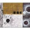 Tablou abstract pictat manual living, birou, Calatorie in spatiu, 90x60cm ulei pe panza efect 3D, gata de agatat pe perete