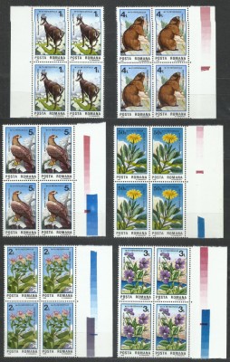 TSV$ - 1985 LP 1135 SEMICENTENARUL PARCULUI NATIONAL RETEZAT BLOC X 4 MNH/** foto