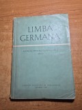 manual de limba germana - pentru clasa a 8-a - din anul 1963 - anul 1 de studiu