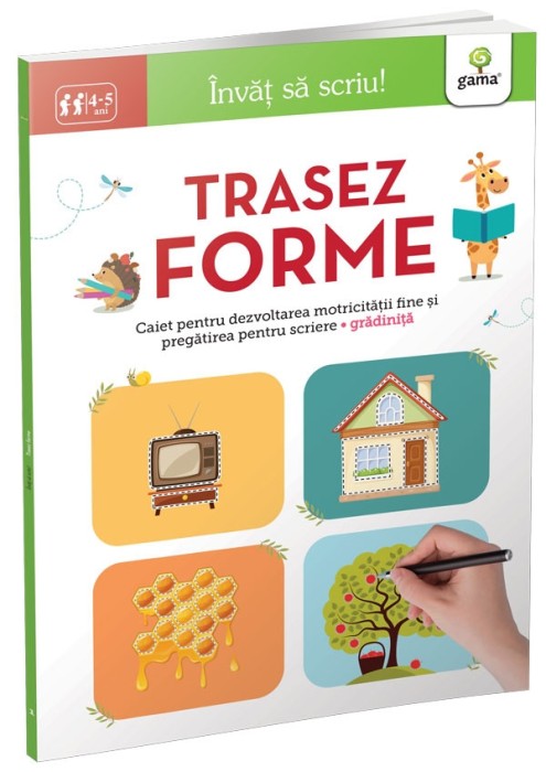 Trasez Forme 4-5 Ani, - Editura Gama
