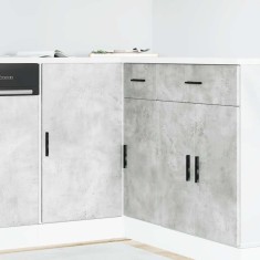 vidaXL Dulap de bază pentru bucătărie &ldquo;Lyon&rdquo; Lemn prelucrat gri beton