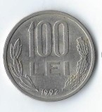 Moneda 100 lei 1992 - Romania